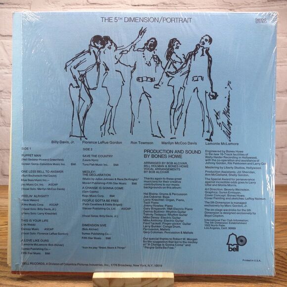 The 5th Dimension "Portrait" Vintage Original 1970 LP Vinyl Record - Picture 6 of 6